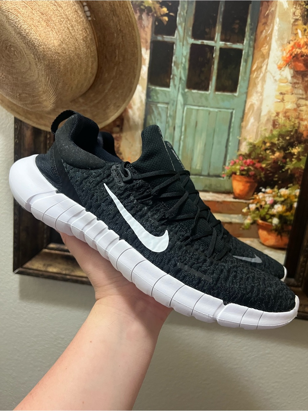 Nike Free RN 5.0 Next Nature Black Smoke Grey White sneakers